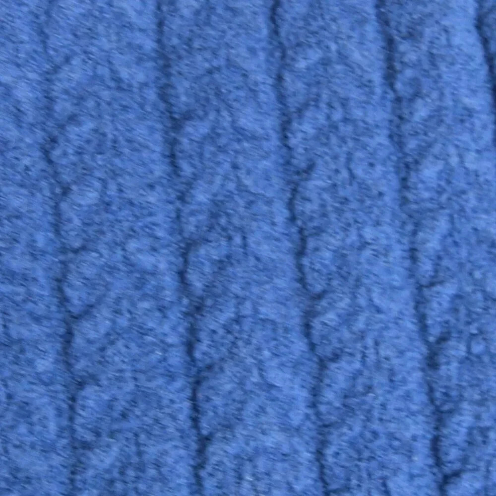 Abercrombie & Fitch || Men's Cable Knit Sweater Lighthouse Blue Size Medium - Picture 7 of 7